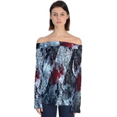 Flamelet Off Shoulder Long Sleeve Top by Sparkle