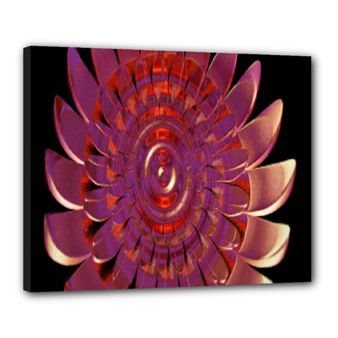 Chakra Flower Canvas 20  X 16  (stretched) by Sparkle