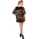 Fractal Geometry Oversized Chiffon Top View2