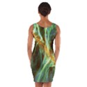 Abstract Illusion Wrap Front Bodycon Dress View2