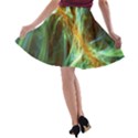 Abstract Illusion A-line Skater Skirt View2