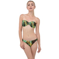 Abstract Illusion Classic Bandeau Bikini Set by Sparkle