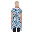 Arabic Geometric Design Pattern  Short Sleeve Side Drop Tunic View2