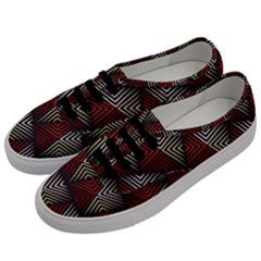 Abstract Zigzag Motif Men s Classic Low Top Sneakers by tmsartbazaar