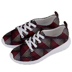 Abstract Zigzag Motif Women s Lightweight Sports Shoes by tmsartbazaar