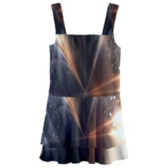 Digital Geometry Kids  Layered Skirt Swimsuit by Sparkle