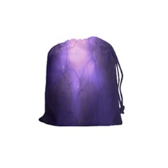 Violet Spark Drawstring Pouch (medium) by Sparkle