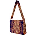 Sun Fractal Full Print Messenger Bag (L) View2