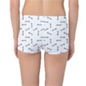 Antique Iron Key Graphic Silhouette Motif Pattern Reversible Boyleg Bikini Bottoms View4