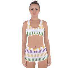 Tassels Tassel Bunting Banner Racerback Boyleg Bikini Set by HermanTelo