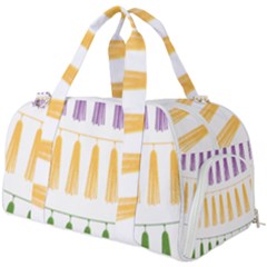 Tassels Tassel Bunting Banner Burner Gym Duffel Bag by HermanTelo