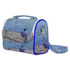 Senior Man Fishing At River, Montevideo, Uruguay001 Satchel Shoulder Bag by dflcprintsclothing