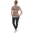 Grunge Surface Print Short Sleeve Zip Up Jacket View2