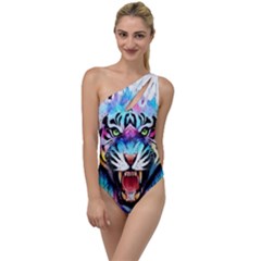 Butterflytiger To One Side Swimsuit by Sparkle