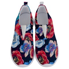 Flowers Pattern No Lace Lightweight Shoes by Sparkle