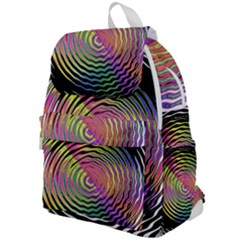 Rainbowwaves Top Flap Backpack by Sparkle