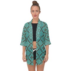 Tiles Open Front Chiffon Kimono by Sobalvarro