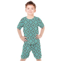 Tiles Kids  Tee And Shorts Set by Sobalvarro