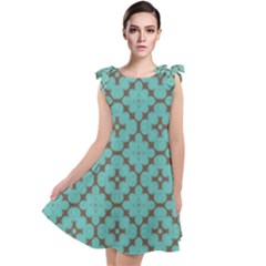 Tiles Tie Up Tunic Dress by Sobalvarro
