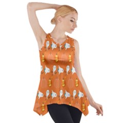 Halloween Side Drop Tank Tunic by Sparkle