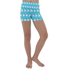 Halloween Kids  Lightweight Velour Yoga Shorts by Sparkle