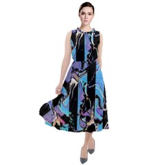 Eyesore  Round Neck Boho Dress by MRNStudios