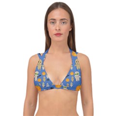 Halloween Double Strap Halter Bikini Top by Sobalvarro