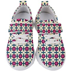 Geometric Kids  Velcro Strap Shoes by SychEva