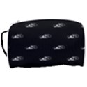 Formula One Black And White Graphic Pattern Toiletries Pouch View3