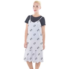 American Football Ball Motif Print Pattern Camis Fishtail Dress by dflcprintsclothing
