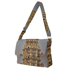 Salvo Palace Exterior View, Montevideo, Uruguay Full Print Messenger Bag (l) by dflcprintsclothing
