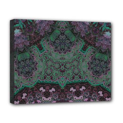 Mandala Corset Deluxe Canvas 20  X 16  (stretched) by MRNStudios