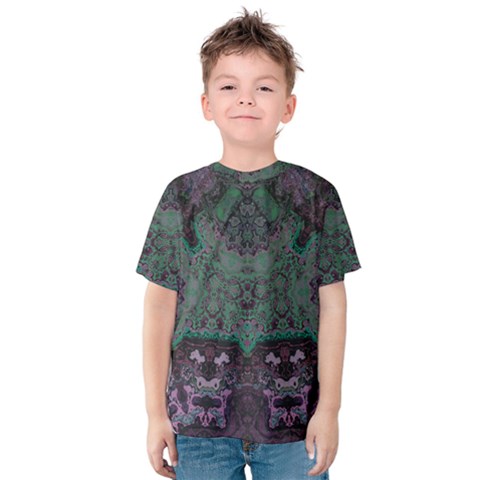 Mandala Corset Kids  Cotton Tee by MRNStudios