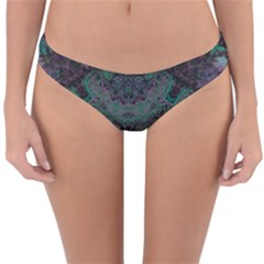 Mandala Corset Reversible Hipster Bikini Bottoms by MRNStudios