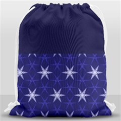 Bluestars Drawstring Bag (large) by Sparkle
