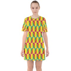 Digital Stars Sixties Short Sleeve Mini Dress by Sparkle