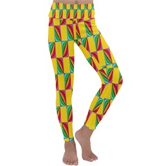 Digital Stars Kids  Lightweight Velour Classic Yoga Leggings by Sparkle