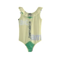 Jamaica, Jamaica  Kids  Frill Swimsuit by Janetaudreywilson