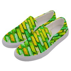 Diagonal Street Cobbles Men s Canvas Slip Ons by essentialimage