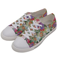 Beautiful Flowers Women s Low Top Canvas Sneakers by goljakoff