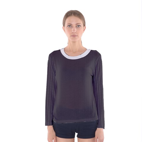 Onyx Black & White - Women s Long Sleeve Tee by FashionLane