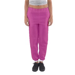 Smitten Pink & White - Women s Jogger Sweatpants by FashionLane