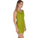 Acid Green & Black - Bodycon Dress View3