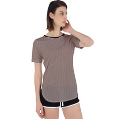 Beaver Brown & Black - Perpetual Short Sleeve T-shirt by FashionLane