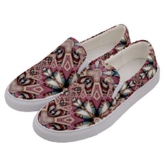 Pink Pattern Men s Canvas Slip Ons by Dazzleway