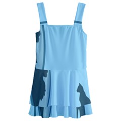Cat Mirror Lion Kids  Layered Skirt Swimsuit by HermanTelo