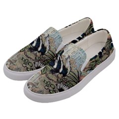 The Spotted Dog - By Larenard Men s Canvas Slip Ons by LaRenard