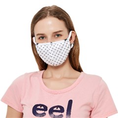 Birds Flying Motif Silhouette Print Pattern Crease Cloth Face Mask (adult) by dflcprintsclothing