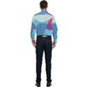 Ice Summer Beach Sea Dessert Men s Long Sleeve Pocket Shirt  View2