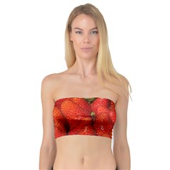 Colorful Strawberries At Market Display 1 Bandeau Top by dflcprintsclothing